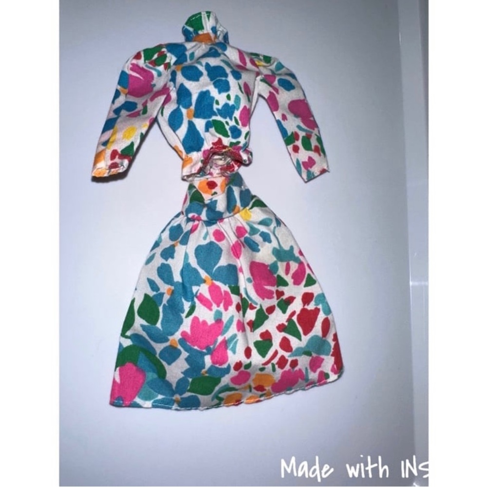 Vintage Barbie Weekend Collection Top and Skirt